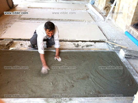 Handmade tile panel work processes, www.eitile.com