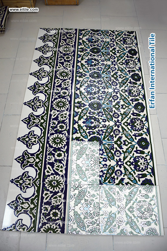 "Elevate your interiors with Eitile's handcrafted wainscoting (Dado) tiles — where tradition meets elegance. www.eitile.com"