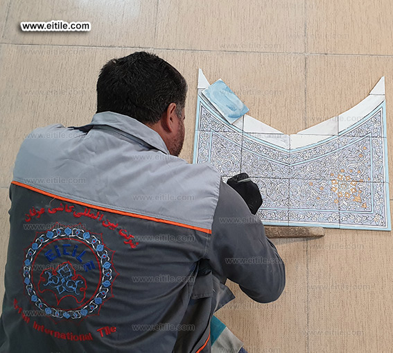 Muqarnas tile panel for interior decoration, www.eitile.com