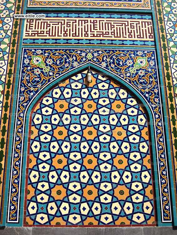 Iranian Persian handmade mosaic tiles, www.eitile.com