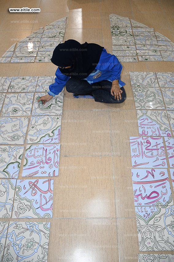 Iran, Isfahan, Buin Miandasht 14 masoum mosque tile supplier, www.eitile.com Iran, Isfahan, Buin Miandasht 14 masoum mosque tile supplier, www.eitile.com