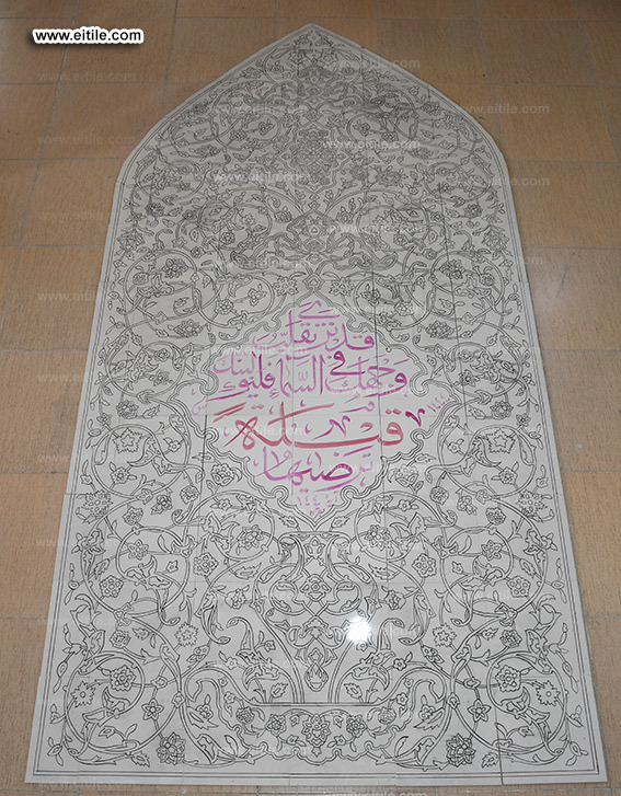 Iran, Isfahan, Buin Miandasht 14 masoum mosque tile supplier, www.eitile.com Iran, Isfahan, Buin Miandasht 14 masoum mosque tile supplier, www.eitile.com