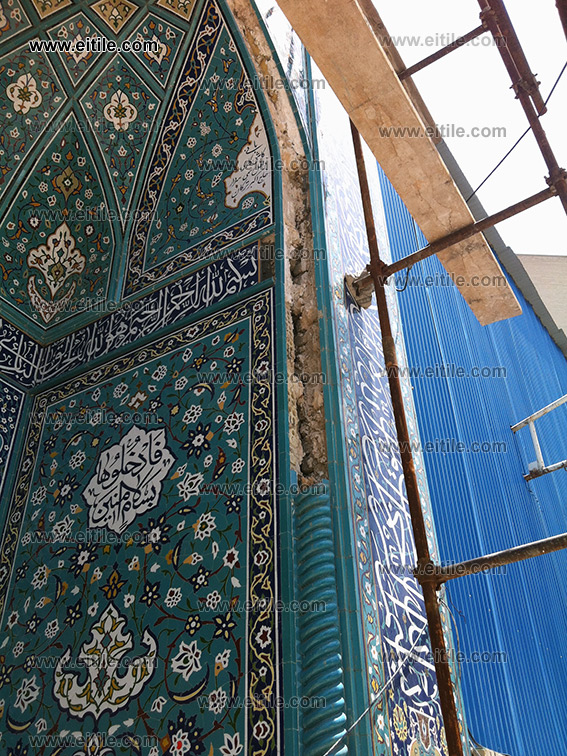Mosque Ceramic Rope Tile Decoration, www.eitile.com