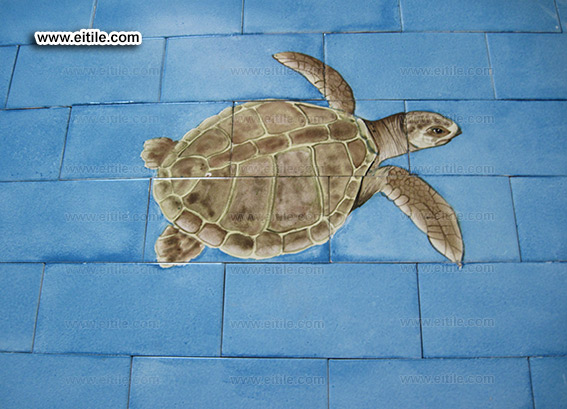 Swimming pool floor ceramic, www.eitile.com