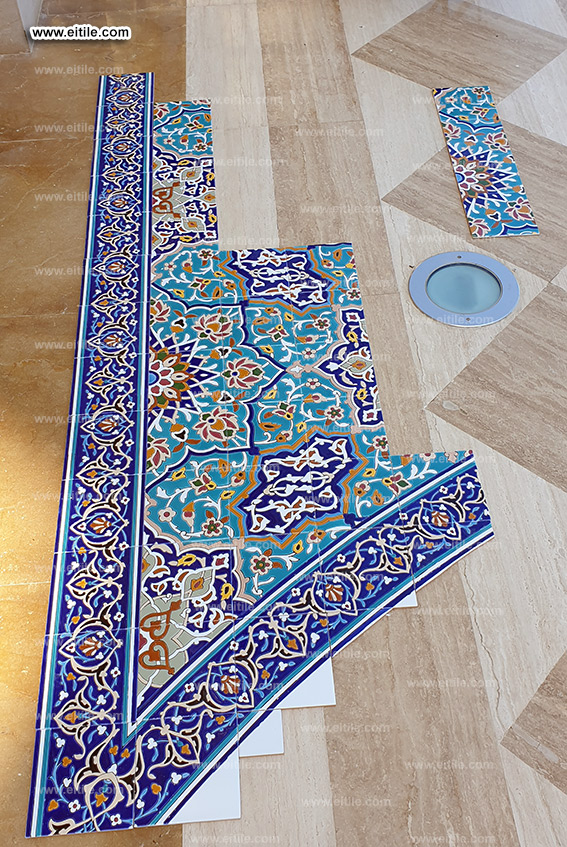 Oman, Sohar Sultan Qaboos mosque tile repair work, www.eitile.com Oman, Sohar Sultan Qaboos mosque tile repair work, www.eitile.com
