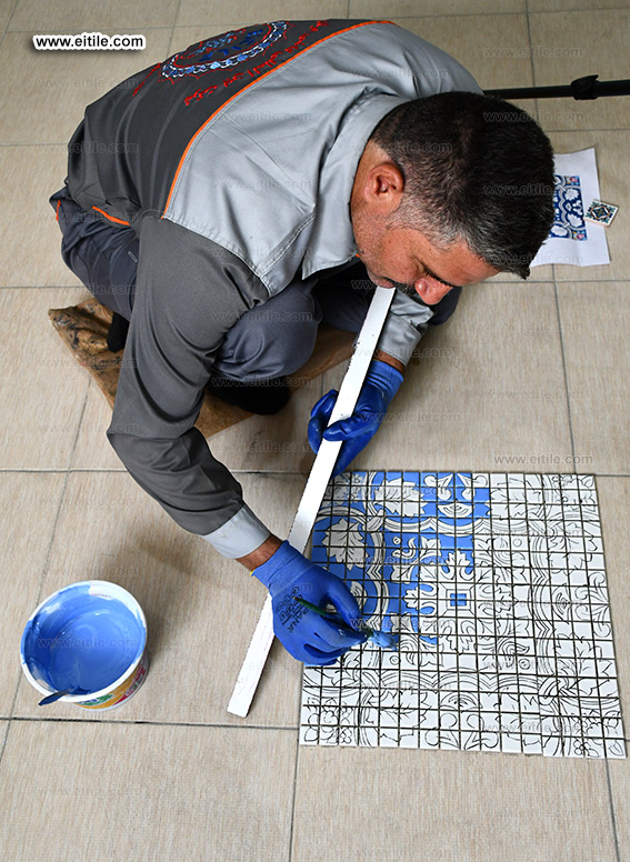 Swimming pool ceramic tile designer and manufacturer, www.eitile.com