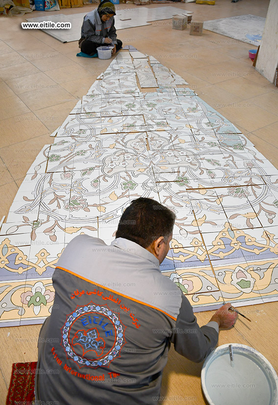 Mosque dome tile manufacturing, www.eitile.com
