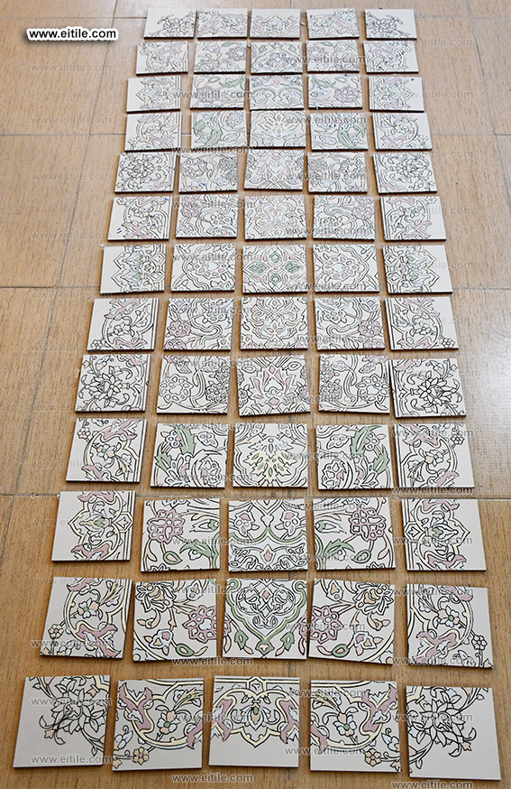 Floor handmade rug design ceramic panel supplier, www.eitile.com
