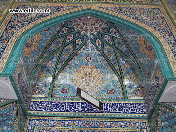 Khur o Biabanak Jonaid Shrine, Mosque Ceramic Tile, www.eitile.com 