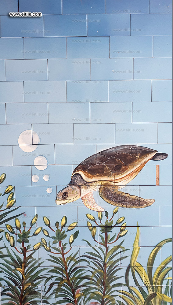 Handmade swimming pool ceramic tiles, www.eitile.com