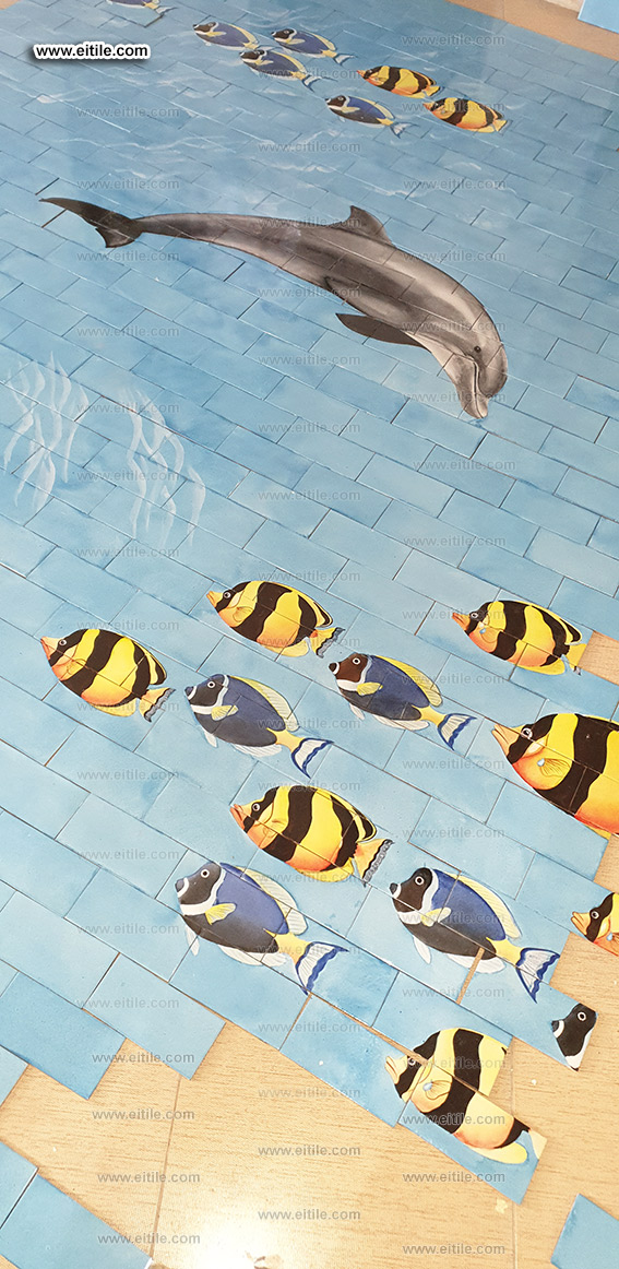 Swimming pool floor ceramic, www.eitile.com