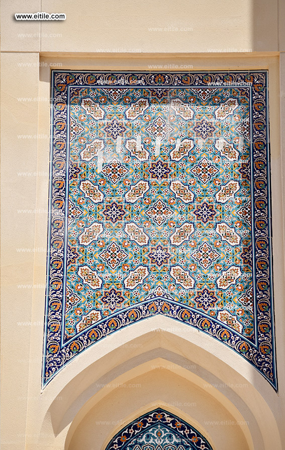 Oman, Sohar Sultan Qaboos mosque tile repair work, www.eitile.com