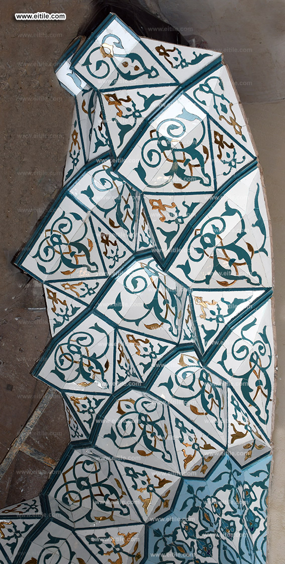Muqarnas tile panel manufacturer, www.eitile.com