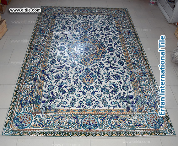 Handmade carpet design ceramic tile, www.eitile.com