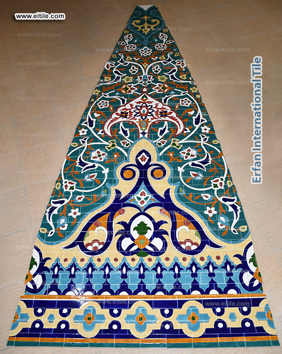 Iraq, Sulaimaniyah grand mosque dome tile supplier, www.eitile.com