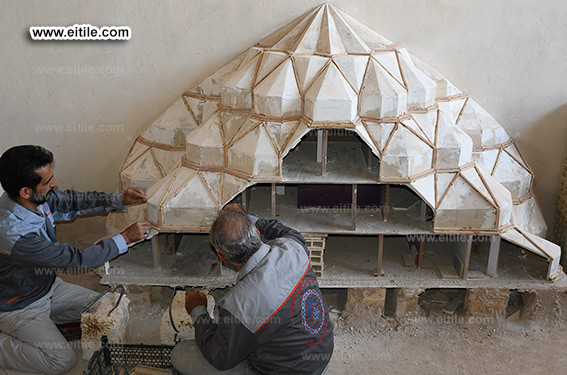 Muqarnas tile panel manufacturer, www.eitile.com