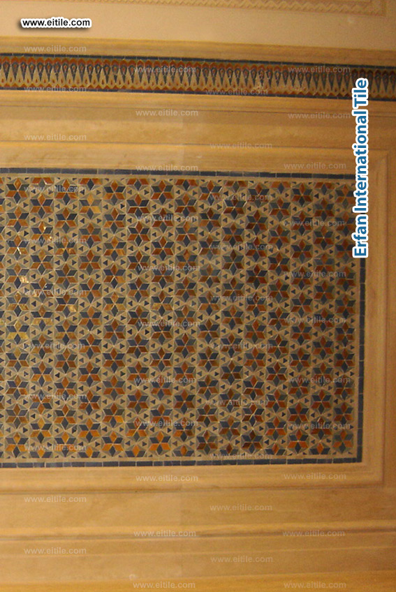 Timeless floral elegance—EITile’s handmade tiles, crafted for luxury interiors and delivered worldwid, www.eitile.com