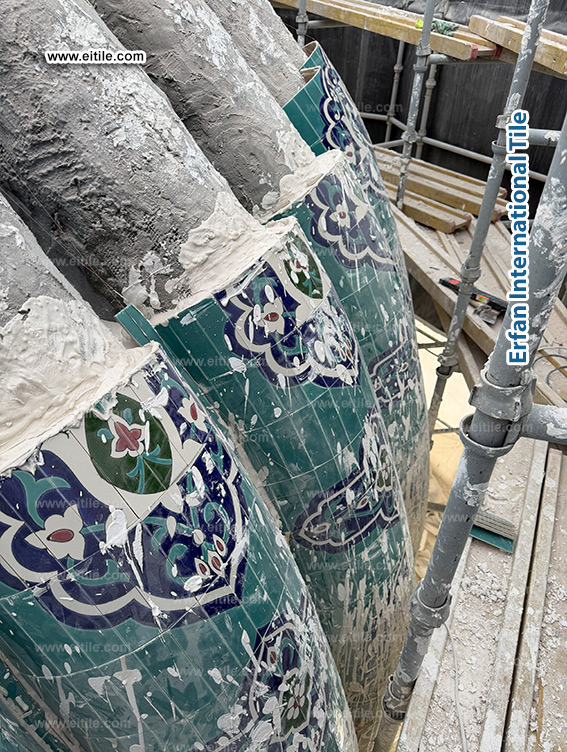 Dome tile work company in Uzbekistan, www.eitile.com 