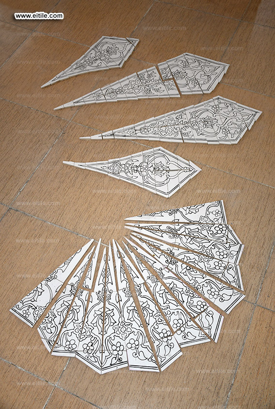 Islamic tiles supplier for Muhammad Ali Mosque in Eidafushi area of ​​Maldives, www.eitile.com