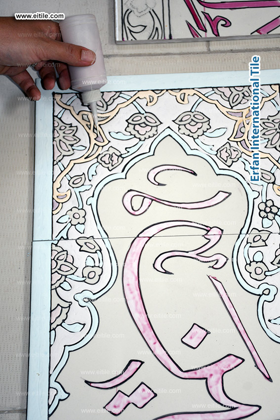 Enhance your mosque with handcrafted ceramic tilework by Eitile. www.eitile.com