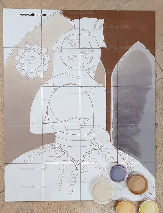 Painting on tile, www.eitile.com