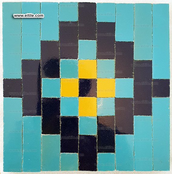 Handmade traditional Moagheli tile sample, www.eitile.com