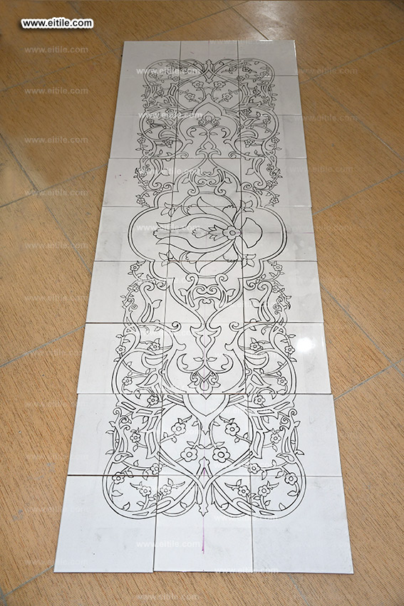 Islamic tile supplier for Mohammad Ali Mosque at Maldives, www.eitile.com