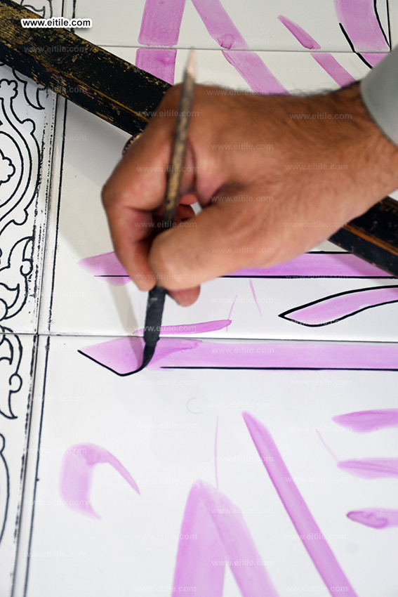 Custom-made calligraphy tile supplier, www.eitile.com