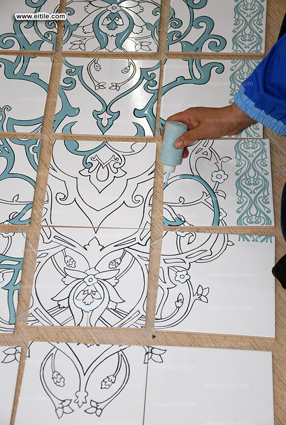 Islamic tile supplier for Mohammad Ali Mosque at Maldives, www.eitile.com