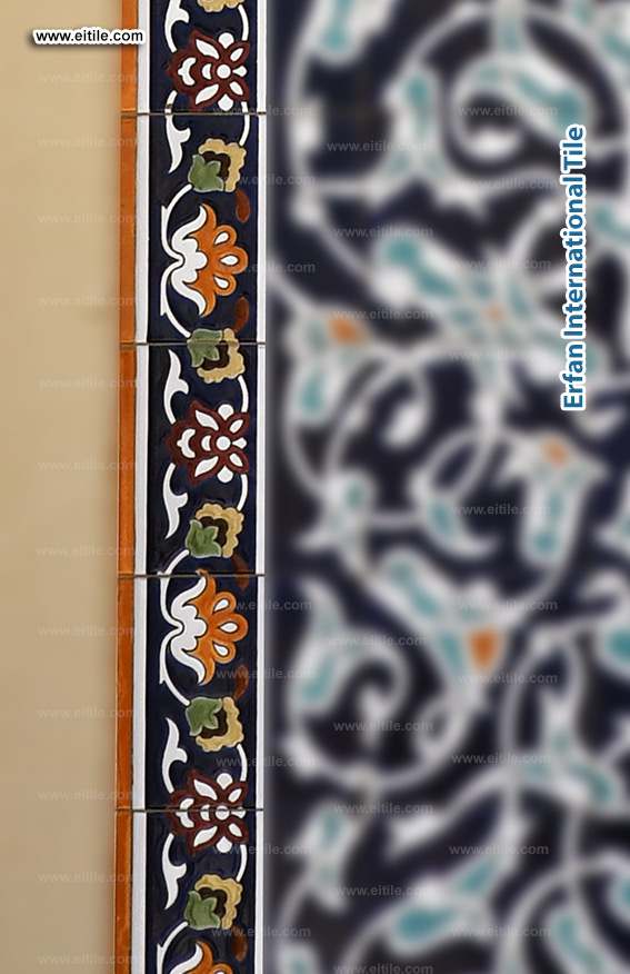 Artisan border tiles with classic charm, www.eitile.com